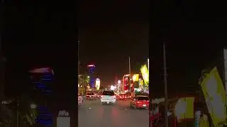 Driving Through Las Vegas Blvd at Night | The Strip After Dark #youtubeshorts #shorts  #roadtripusa