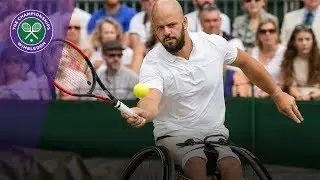 Stefan Olsson upsets no. 1 seed Gordon Reid in the Wimbledon 2017 wheelchair singles
