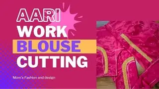 Aari work blouse cutting //marking //full video explain in tamil 🥀//simple method//#trendingvideo