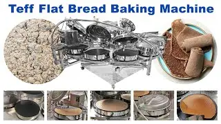 Injera Making Machine|Teff Flat Bread Baking Machine|Continuous Injera Maker|Ethiopia Injera Machine