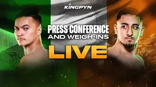JARVIS VS GIB | KINGPYN SEMI-FINALS PRESS CONFERENCE & WEIGH IN LIVESTREAM