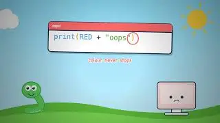 Python for Kids #104 — Colours On Screen | I can colour my output
