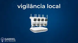 Central de vídeo - NVR com camêras sem fios!