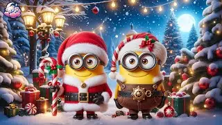 Merry Christmas🎄Celebrate with Best Christmas Songs 🎅🏼 Relaxing Music with Minions for Good Vibes