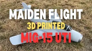 Maiden flight 3d printed Mig-15UTI/SBLim-2