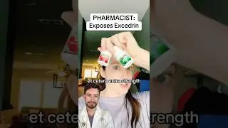 Pharmacist Exposes Excedrin: Same Ingredients, Different Labels?! 😳 #pharmacistexplains #excedrin