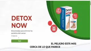 Detox Now - Biocomplejo para eliminar los par&aacute;sitos del cuerpo (Colombia)