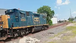 CSX 2053 GP38-3 SpongeBob Returns W The Local Train Beautiful 3rd Gen K5LA 