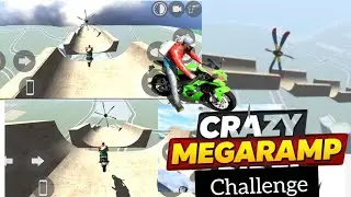 Kya 😱Main Ye Khatarnak 🥷Mega Ramp Paar Kar Paunga? | 🎮Indian Bikes Driving 3D🏍️