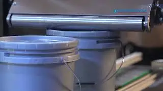 Bucket lid press