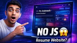 This Resume Website Gets You Shortlisted (No JS 😱)