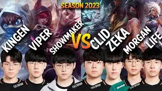 Kingen, Viper, Showmaker VS Zeka, Clid, Morgan, Life - Patch 13.12 KR Ranked