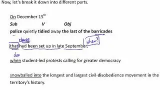 Form 5 English - Analysing and understanding long sentence (Part 1)