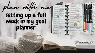 Plan with me in my Daily Grind goal planner using @ohelloRobin 