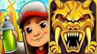 Subway run vs Endless Run Dark Castle