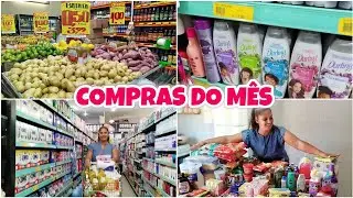 COMPRAS DO MÊS PARA 5 PESSOAS (Mãe Solo e 4 filhos) + PREÇOS ATUALIZADOS!