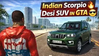 Indian Scorpio in GTA Mobile Game 😱 Realistic Driving Gameplay
