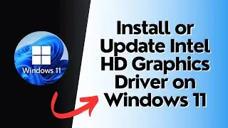 How to Install or Update Intel HD Graphics Driver on Windows 11