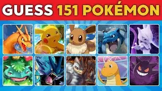 Can you Guess 151 Pok&eacute;mon? [Gen 1] ⚡ | Pok&eacute;mon Quiz