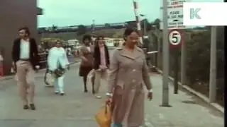 1980s Leicester, Walkers Crisps Factory, Workers Leaving