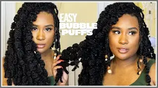 🔥EASY BUBBLE PUFF/ POODLE PUFF BRAIDS | BEGINNERS TUTORIAL W. EXTENSIONS | MikeyaOnly