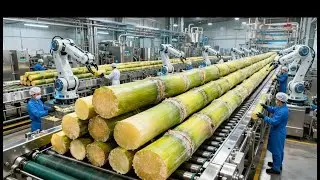 Inside a Modern Cane Sugar Factory | From Fresh Sugarcane to Pure Crystal Sugar | Full Process