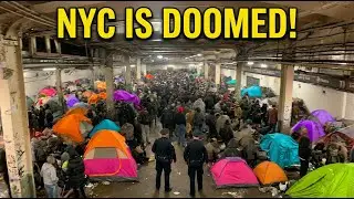 NYC Is COLLAPSING — Subways, Shelters & Hotels OVERWHELMED (120,000+ Homeless)