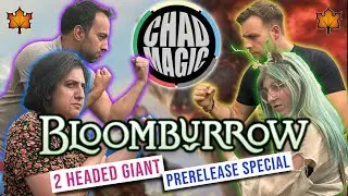 Предварительный релиз Bloomburrow. ПЕРВЫЙ ВЗГЛЯД! | Двухголовый гигант с PumpkaAmy и Сахар Мирхади!