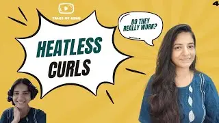 Heatless curls | Do they really work??🫣|Telugu vlogs|hair #teluguvideos#heatlesscurls#trendingvideo