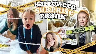 I surprised my FAMILY for HALLOWEEN and they had NO IDEA! *SURPRISE PRESENT PRANK*