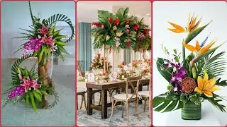 beautiful Tropical wedding Flower Decorations that Will Wow your guests