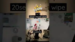 #shorts #Shorts 1v 3 squad wipe in less then 20sec #A23onix #pubgindia