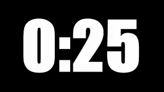 25 SECOND TIMER | LOUD ALARM ⏰