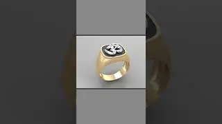 OM Ring Render Video Matrix 9 #trending #ring #om
