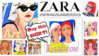 ZARA New Collection 2019 Spring Summer PRINTED T-SHIRTS Fashion
