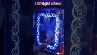 LED light mirror || mirror LED light #shorts #ytshorts #youtubeshorts #viral