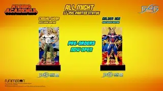 My Hero Academia &ndash; All Might Golden Age & All Might Casual Wear PVC Action Figures | Launch Video #3