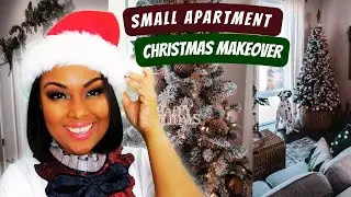 STUDIO APARTMENT CHRISTMAS MAKEOVER 🎄 (small apartment edition)