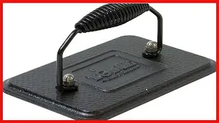 Lodge Cast Iron Grill Press Perfect Burgers and Even Cooking Every Time