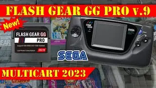 Flash Gear GG PRO: multicart 3in1 per SEGA Game Gear.