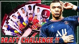 W&Uuml;RFEL DRAFT CHALLENGE 😱🔥 Panini FIFA WORLD CUP QATAR 2022 Adrenalyn XL