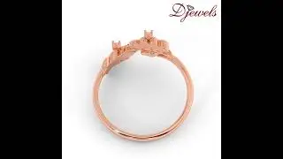 Daily wear gold ring designs for women || Rose gold ring || Ladies diamond gold ring designs