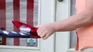 How to Fold the American Flag for a Triangle Display Case