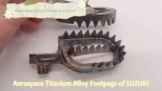 Aerospace Titanium Footpegs for Suzuki Motorcycle