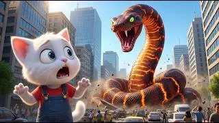 The Giant Snake Devours the Brave Cat's Friend&hellip; But the Ending Is Really Surprising