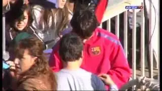 FC Barcelona Training at  Miniestadi 09/01/2011- BarcaTV