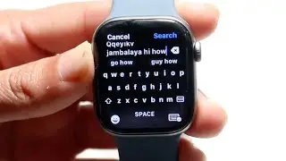 Как пользоваться клавиатурой на Apple Watch Series 11!