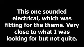 Sci-Fi Sword Sound Effect Process