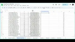 Part-329 :  Let's do practice Split Text, Highlight Duplicates and Remove Duplicates in Google sheet