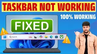 Панель задач не отображается или не работает в Windows 11/10 | Простое решение 2026 | Решение про...